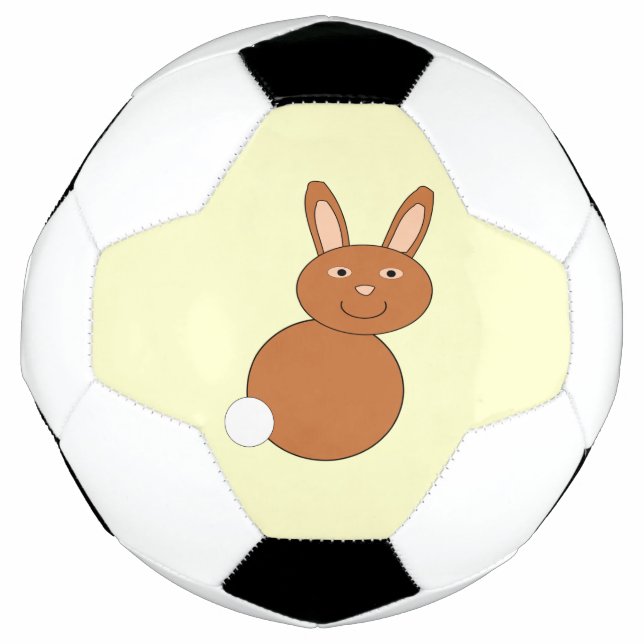 Happy Easter Bunny Soccer Ball (Front)