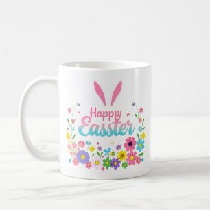 Happy Easter Bunny Spring Easter Egg Easter Coffee Mug