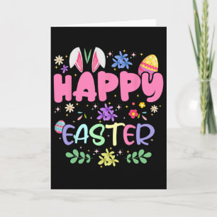 Happy Easter Bunny Spring Easter Egg Easter For Wo Card