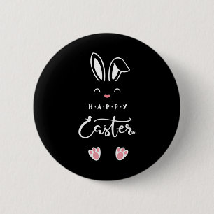 Happy Easter Bunny Spring Easter Egg Easter Men Wo 6 Cm Round Badge