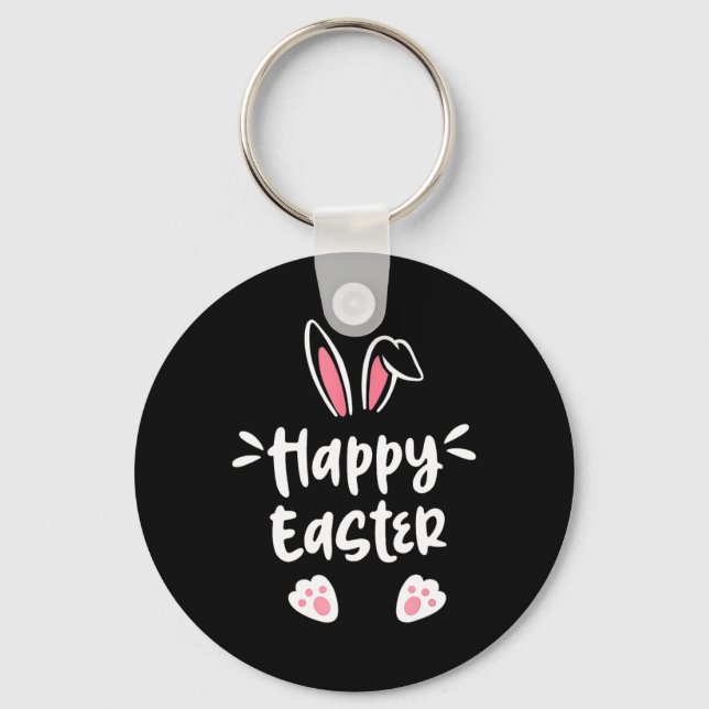 Happy Easter Bunny Spring Easter Egg Easter Men Wo Key Ring (Front)