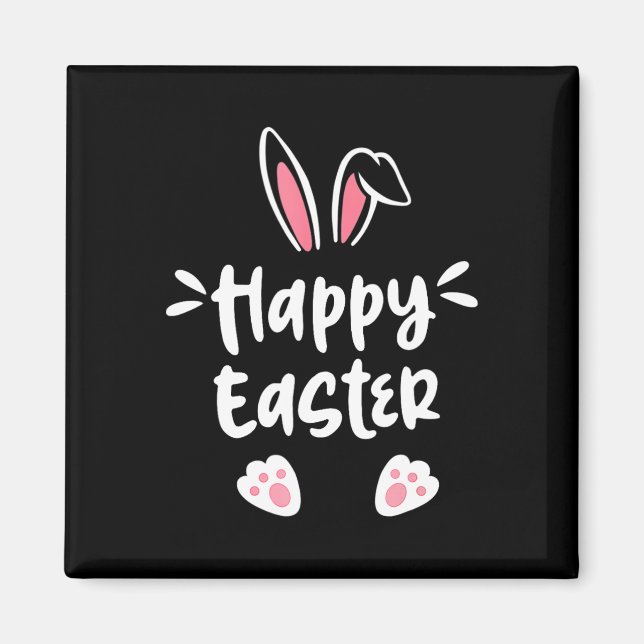 Happy Easter Bunny Spring Easter Egg Easter Men Wo Magnet (Front)