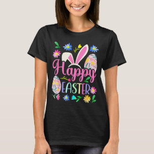 Happy easter bunny spring easter egg easter shirts
