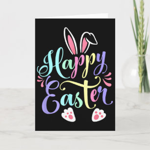 Happy Easter Bunny Spring Easter Egg Easter Shirts Card