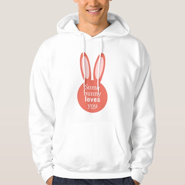 Happy Easter Bunny Spring Easter Funny Gift Idea Hoodie (Front)