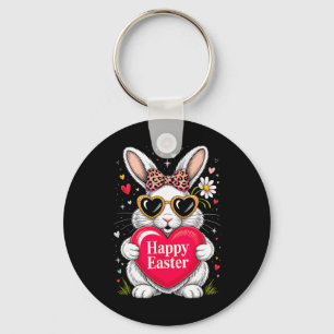 Happy Easter Bunny Spring Egg Hunt Family Matching Key Ring