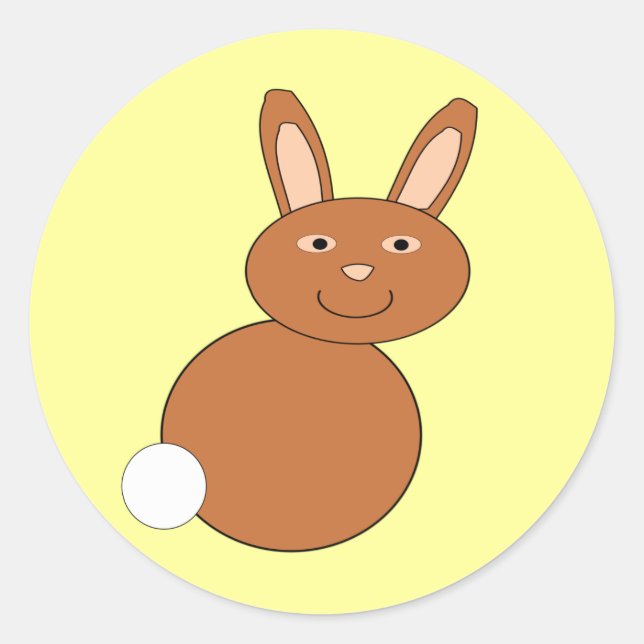 Happy Easter Bunny Stickers (Front)