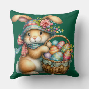 HAPPY EASTER BUNNY T-Shirt Cushion
