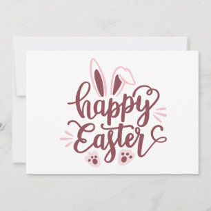 Happy Easter Bunny Thank You Card
