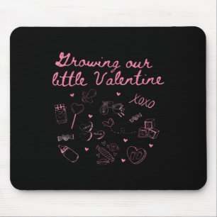 Happy Easter Bunny Tie Dye Coquette Bow Rabbit Fac Mouse Pad