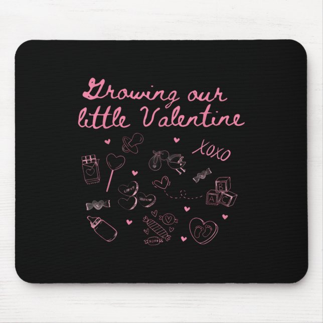 Happy Easter Bunny Tie Dye Coquette Bow Rabbit Fac Mouse Pad (Front)