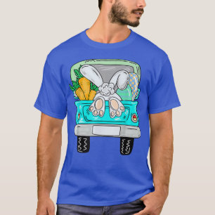 Happy Easter Bunny Truck Kids Youth  T-Shirt