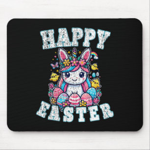 Happy Easter Bunny Unicorn Easter Bunny Boys Toddl Mouse Pad