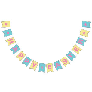"HAPPY EASTER" BUNTING BANNER Customise
