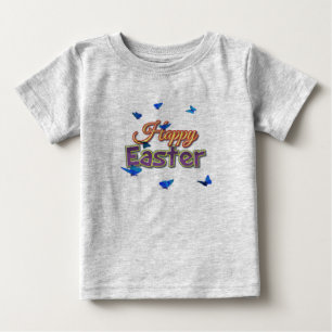 Happy Easter butterflies Baby T-Shirt