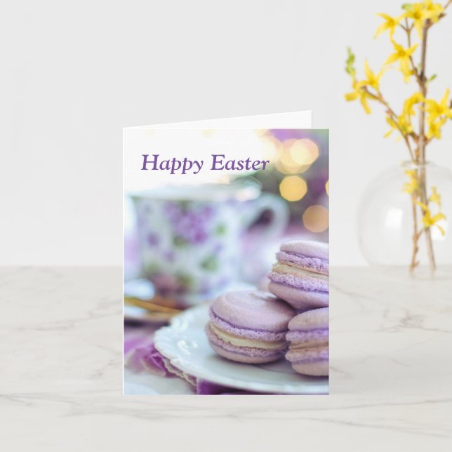Happy Easter Card (Yellow Flower)