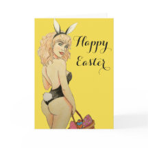 Happy Easter Card Hand-Drawn Art