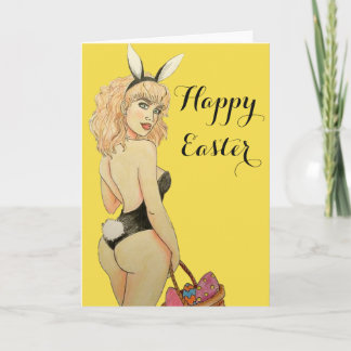 Happy Easter Card Hand-Drawn Art