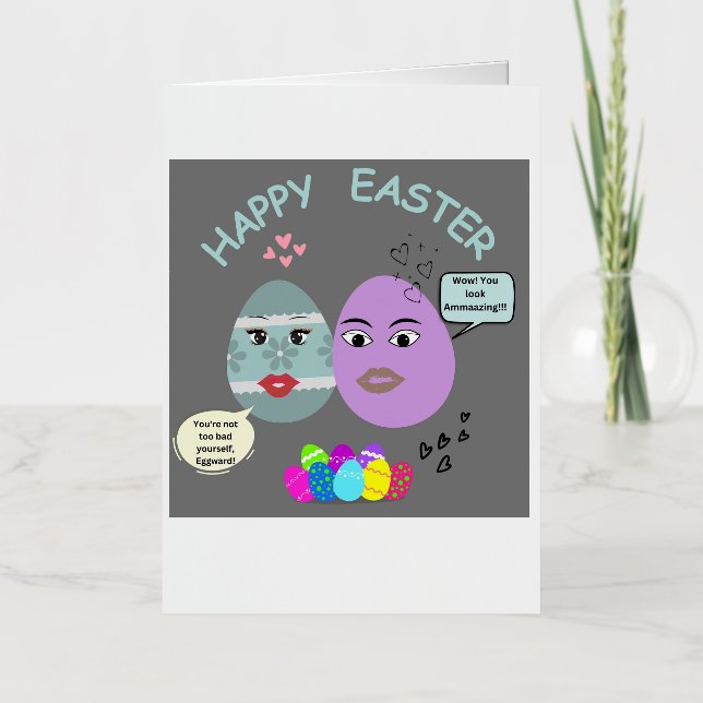 Happy Easter Card Humourous (Front)