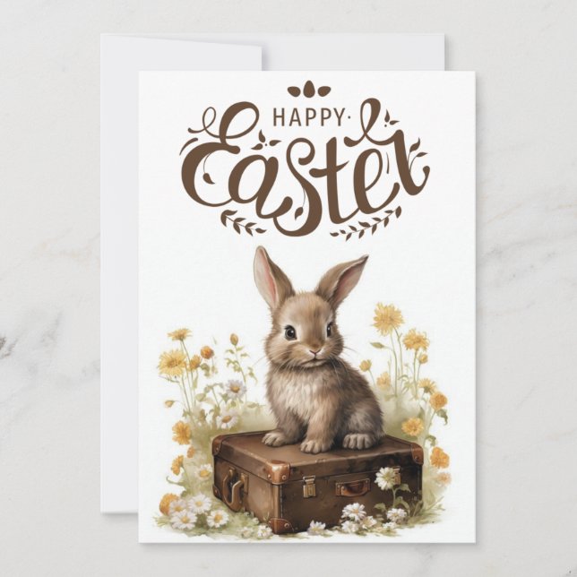 Happy Easter Card PDF (Front)
