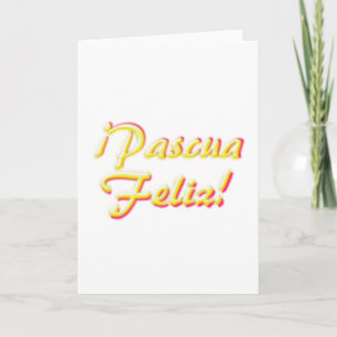 Happy Easter card, Spanish Holiday Card