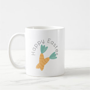 Happy Easter Carrot Bunch  Coffee Mug