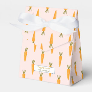 Happy Easter Carrot Bunny Pink  Favour Box