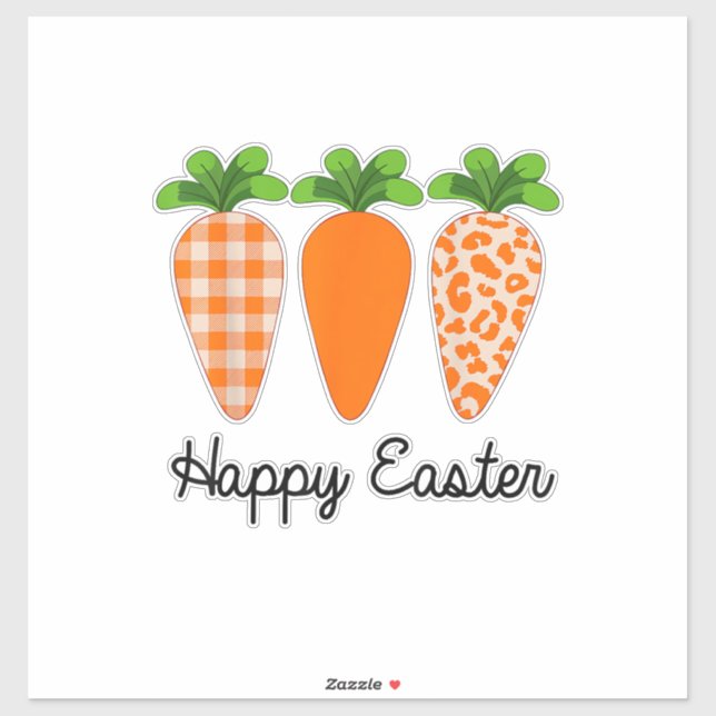 Happy Easter Carrot Cute Easter T-Shirt (Sheet)