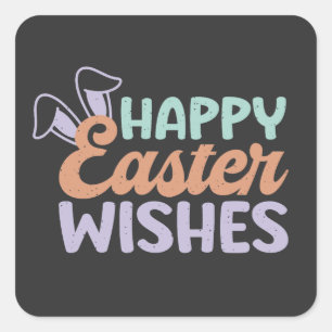 Happy Easter - Celebrate Square Sticker