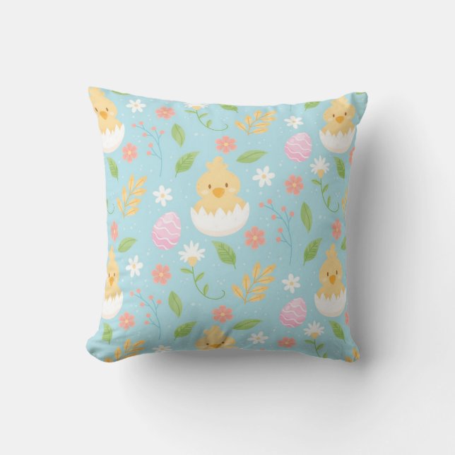 Happy Easter Chicken Cushion (Front)