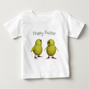 Happy Easter Chicks Baby T-Shirt