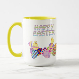 Happy Easter chicks Mug