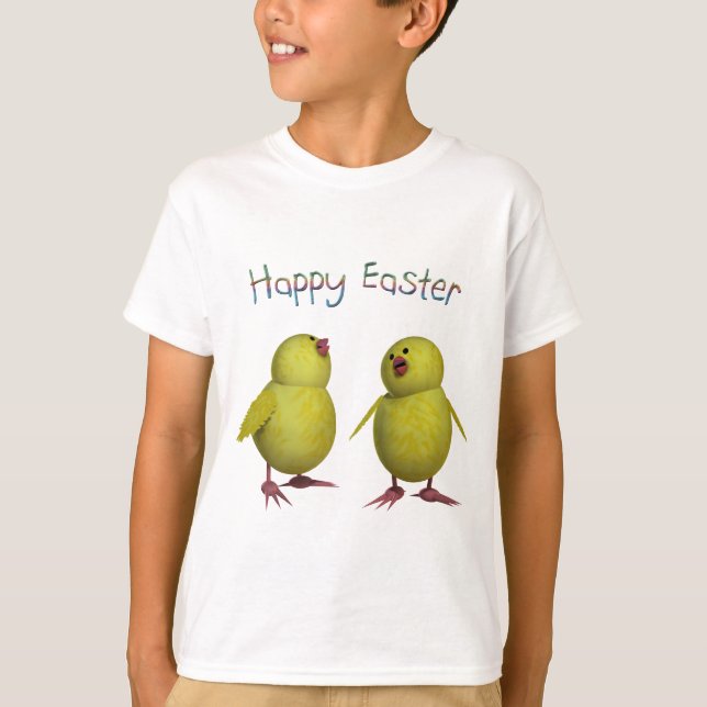 Happy Easter Chicks T-Shirt (Front)