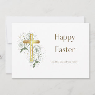 Happy Easter Christian Card 
