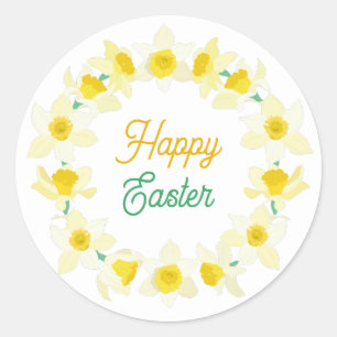 Happy Easter. Classic Round Sticker