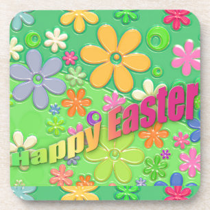happy easter coaster
