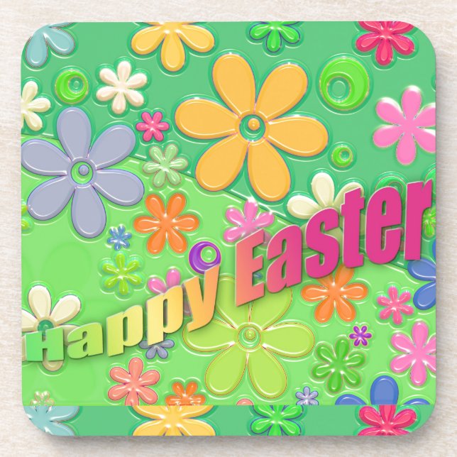 happy easter coaster (Front)