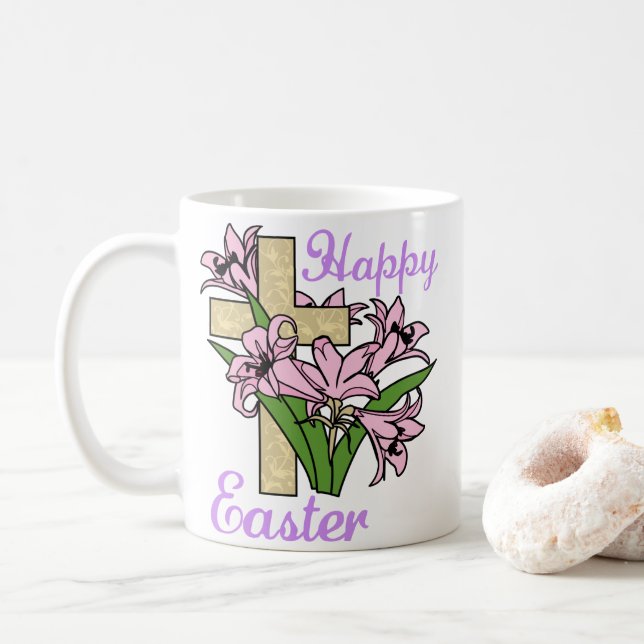 Happy Easter Coffee Mug (With Donut)