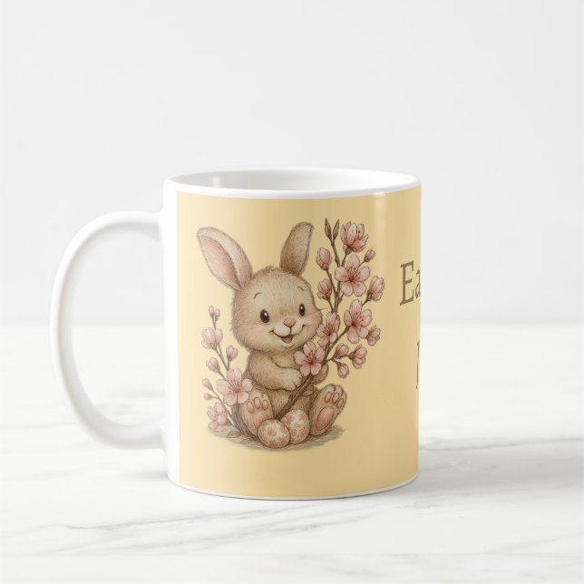 Happy Easter Coffee Mug Coffee Cup (Left)