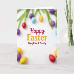 Happy Easter Colorful Spring Card