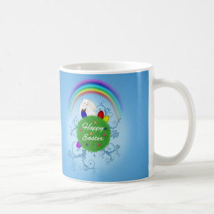 Happy Easter Colourful Planet Coffee Mug