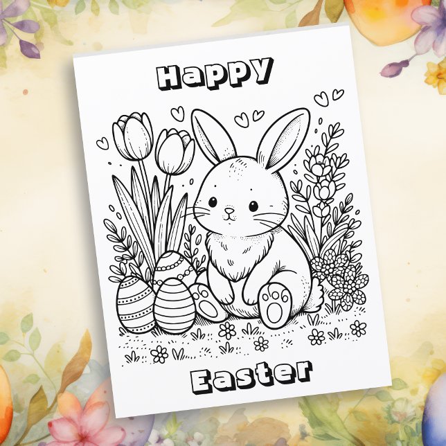 Happy Easter Colouring Pages (Creator Uploaded)