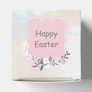 Happy Easter Cool Bunny Rabbit Eggs Butterfly  Favour Box