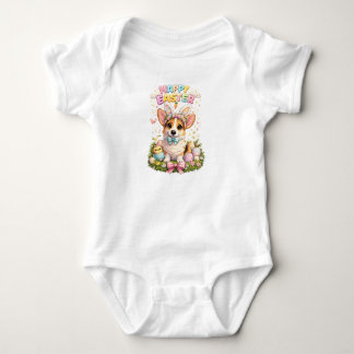 Happy Easter Corgi Shirt – Cute Bunny Ears Dog 