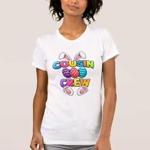 Happy Easter Cousin Crew Bunny Family Matching Eas T-Shirt