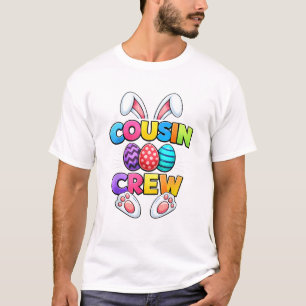 Happy Easter Cousin Crew Bunny Family Matching Eas T-Shirt