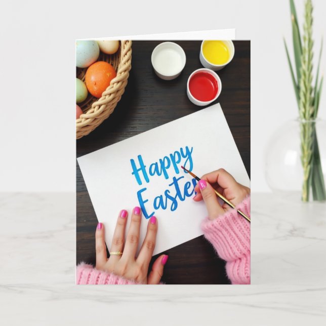 Happy Easter Creation Card (Front)