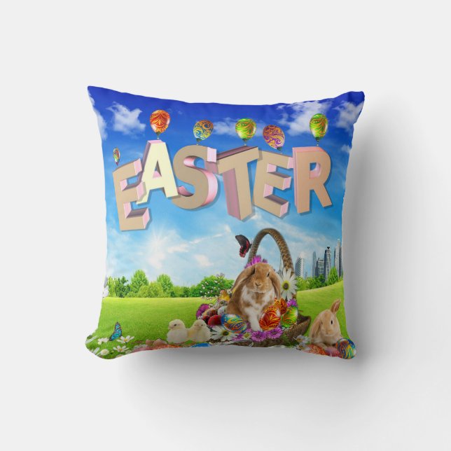Happy Easter Cushion (Front)