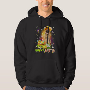 Happy Easter Cute Bunny Dog German Shepherd Eggs B Hoodie
