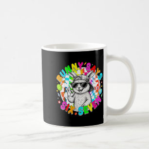 Happy Easter Cute Bunny Says Six Seven 6 7 Meme 67 Coffee Mug
